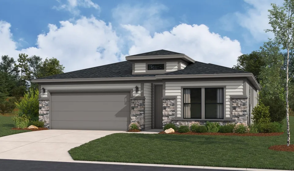 Newer home exterior in a south metro community